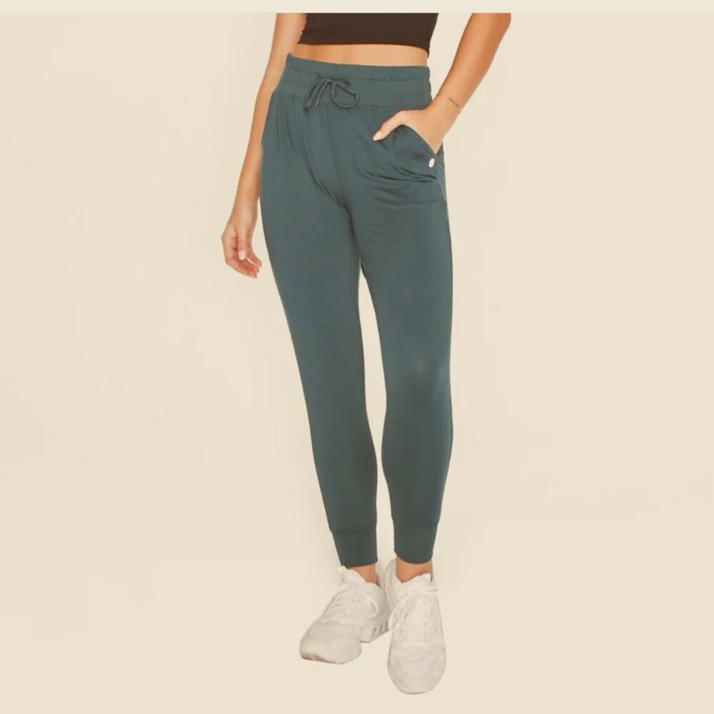 Senita Weekend Joggers Large Pine Green
